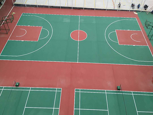 篮球场环氧地坪漆